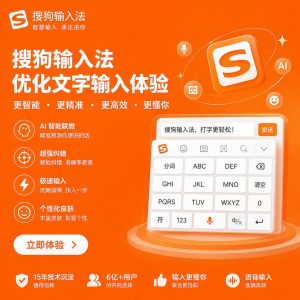 搜狗输入法优化文字输入体验示意图